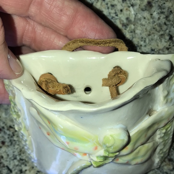 PAIR Ceramic Dragonfly Wall Pockets - Picture 5 of 9